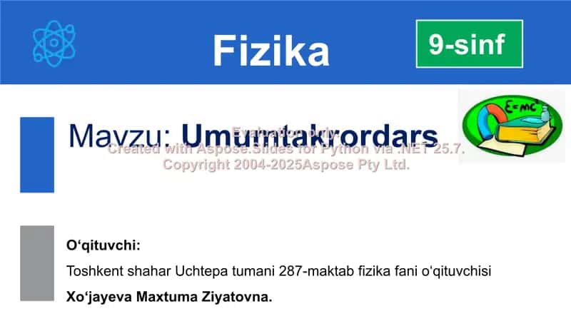 Issiqlik miqdori va issiqlik balans tenglamasiga doir masala 1
