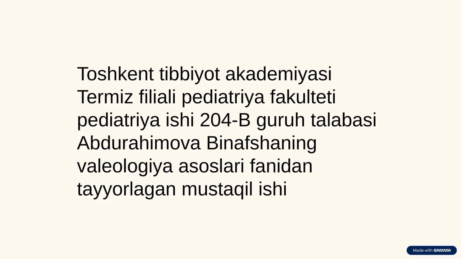 Aholi salomatligini aniqlashda anketalar tuzish 1