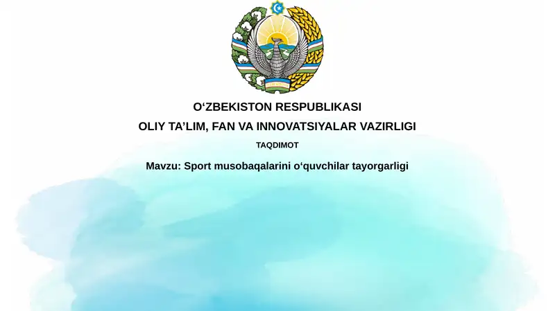 Sport musobaqalariga tayyorgarlik: usullar va bosqichlar 1