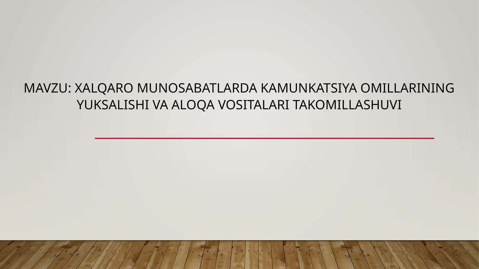 Xalqaromunosabatlarda kamunkatsiya omillarining yuksalishi va aloqa vositalari takomillashuvi 1