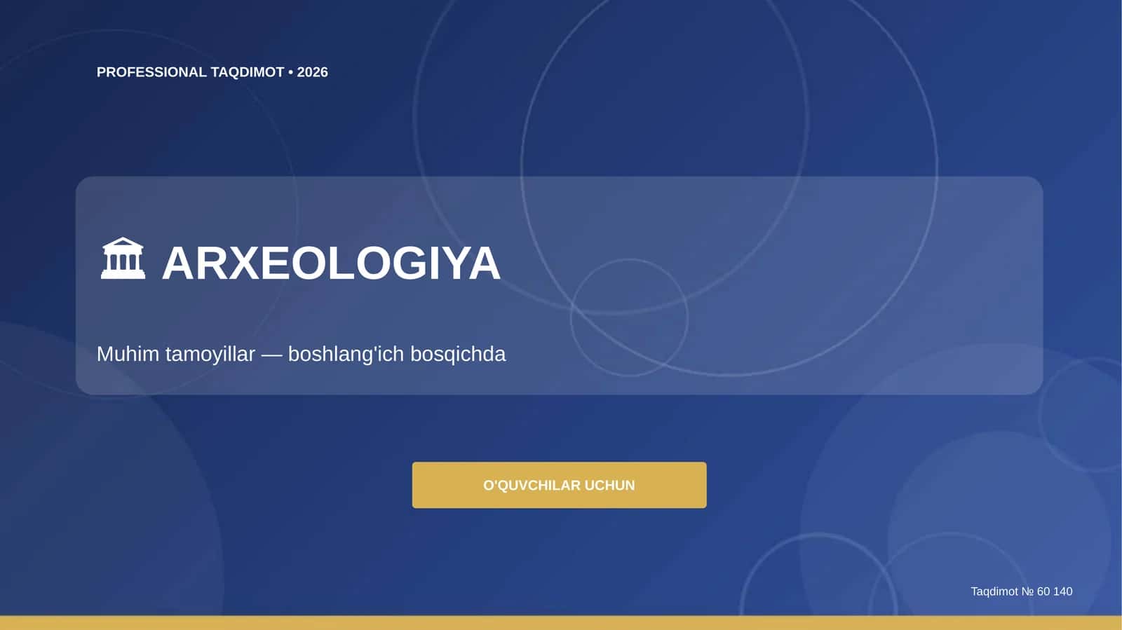ARXEOLOGIYA 1