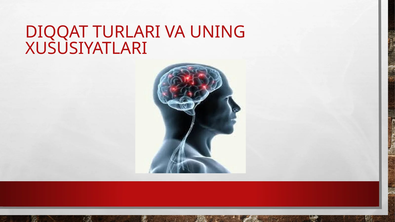 Diqqat va uning xususiyatlari 1