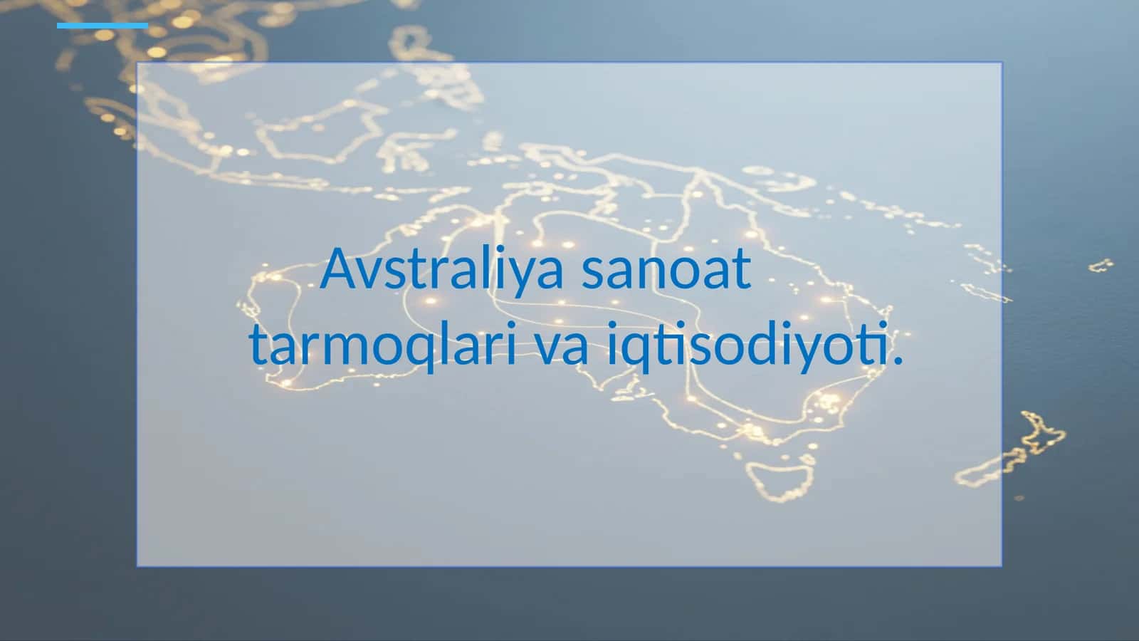 Avstraliya sanoatlarmoqlari va iqtisodiyoti 1
