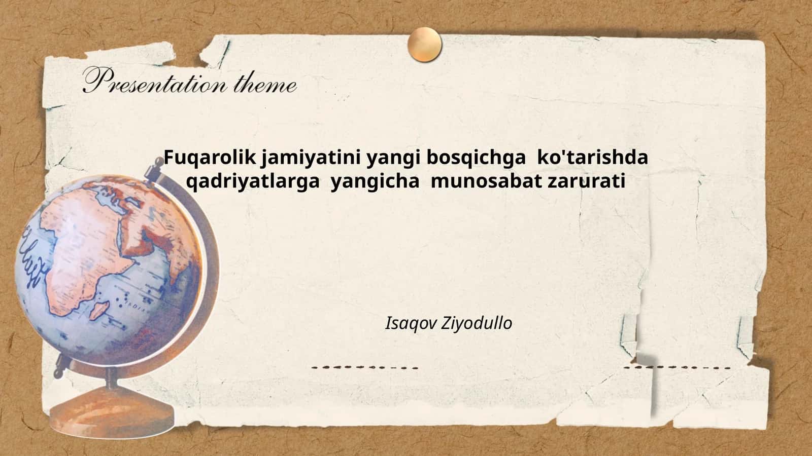 Qadriyatlar va fuqarolik jamiyati: yangi munosabat zarurati 1