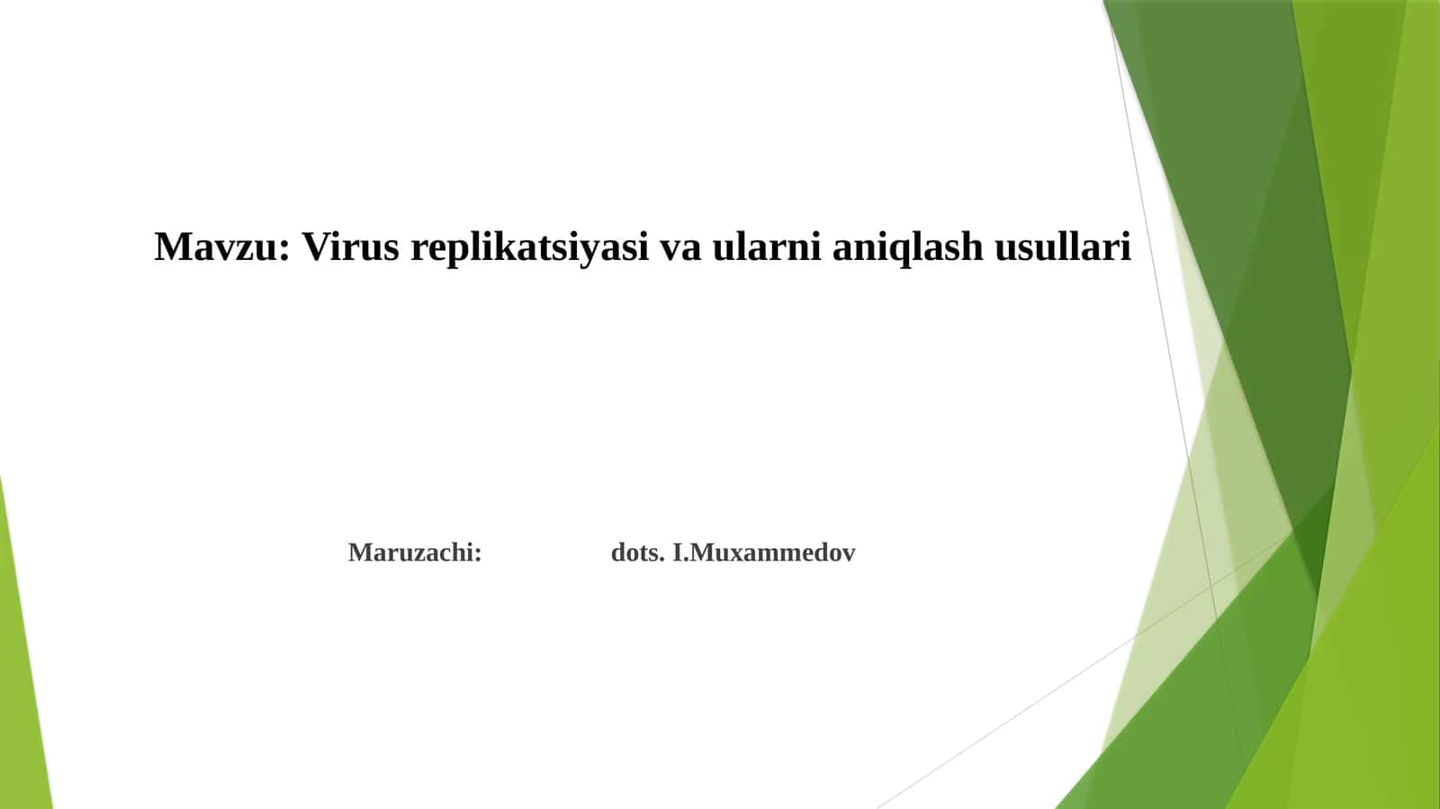 Virusreplikatsiyasivaularnianiqlashusullari 1