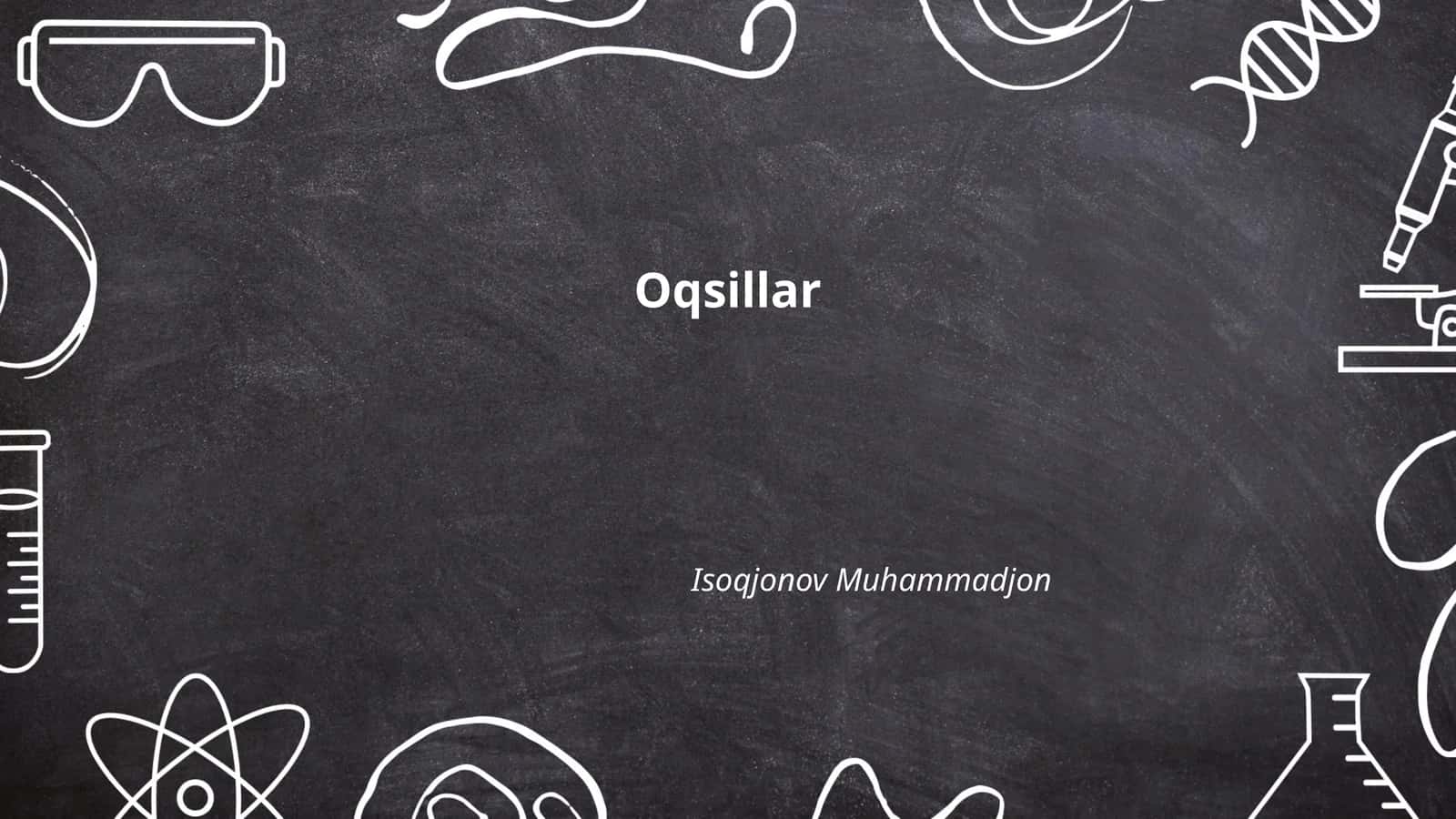 Oqsillar 1