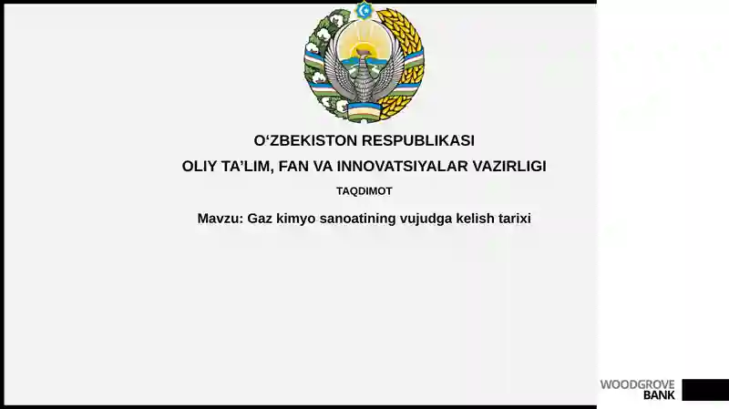 Gaz kimyo sanoati