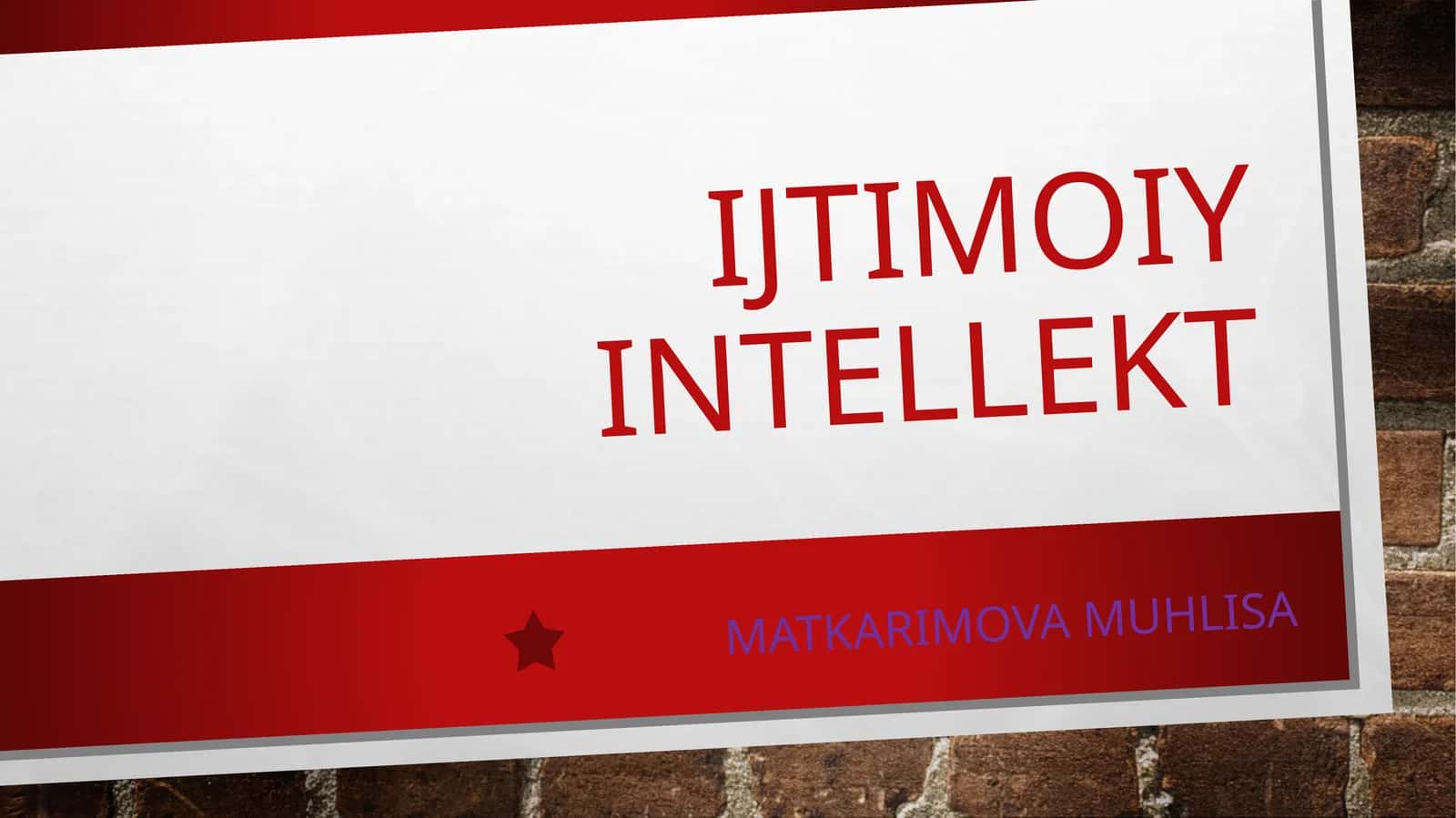 IjtimoIy INTELLEKT 1