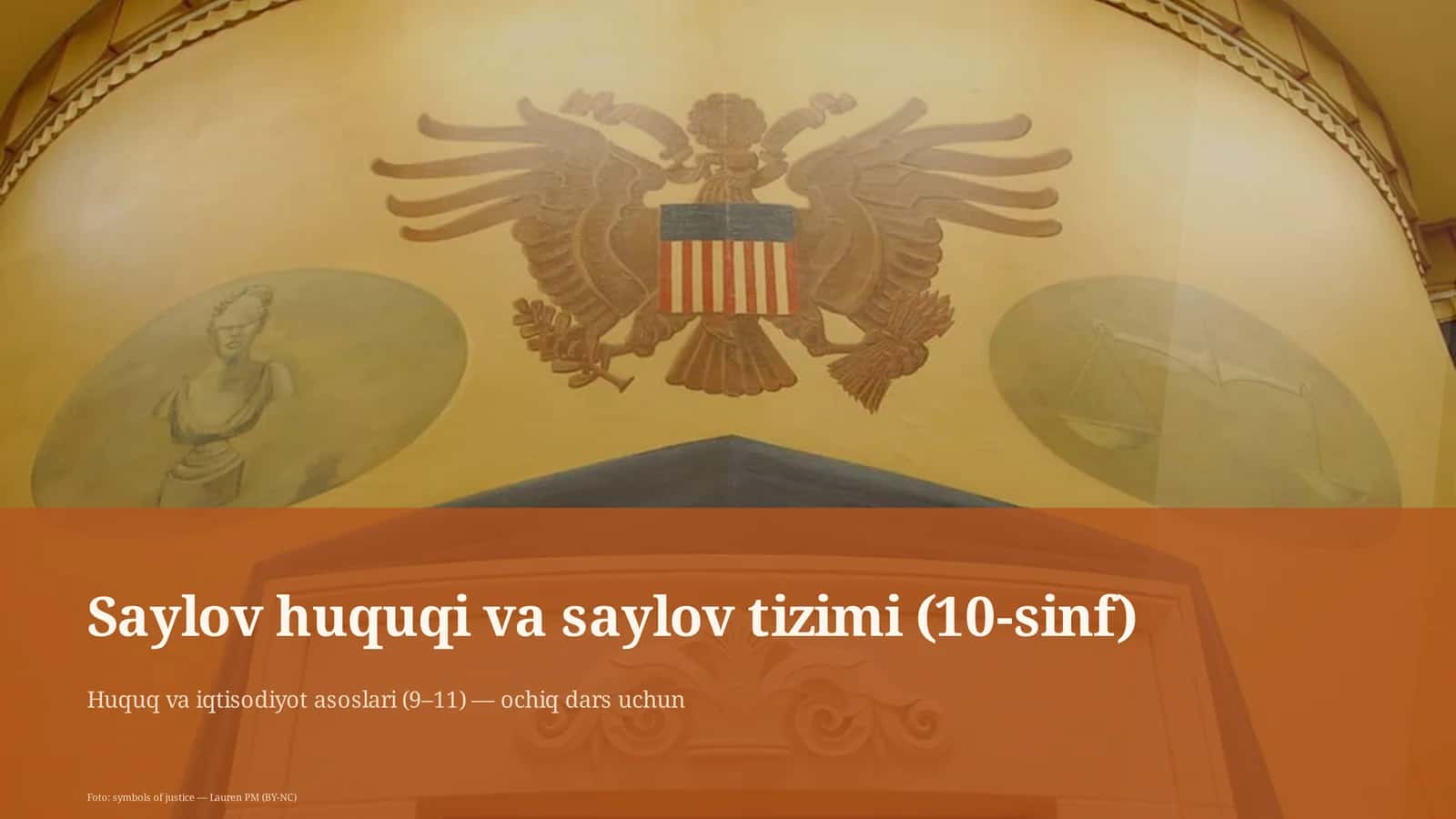 Saylov huquqi va saylov tizimi (10-sinf) 1