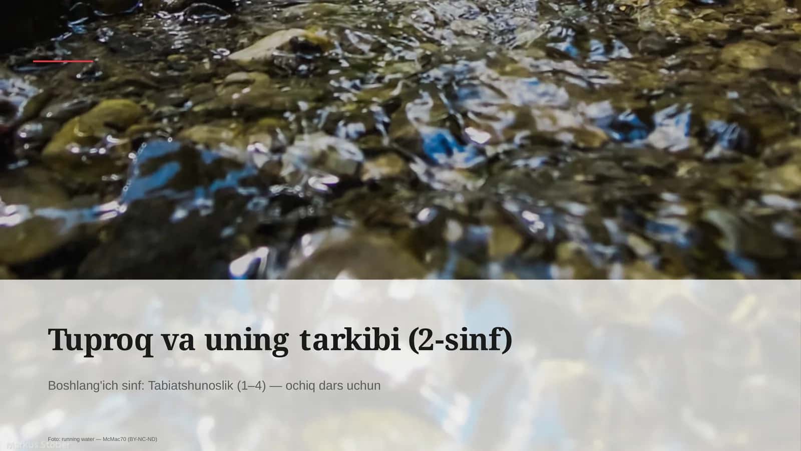 Tuproq va uning tarkibi (2-sinf) 1