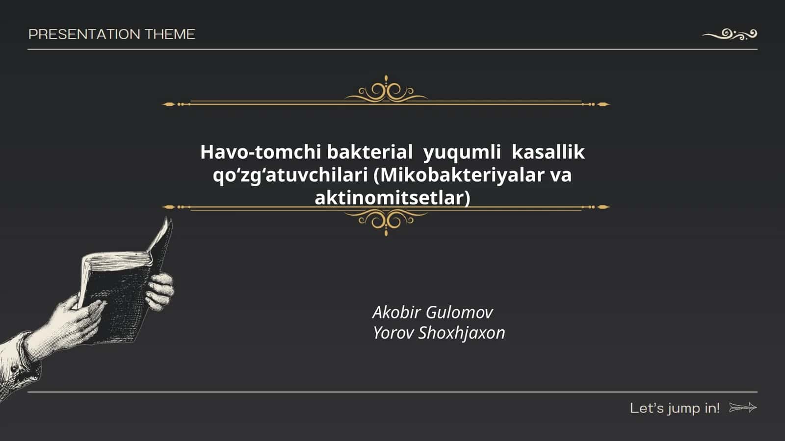 Havo-tomchi bakterial yuqumli kasallik qo‘zg‘atuvchilari (Mikobakteriyalar va aktinomitsetlar) 1