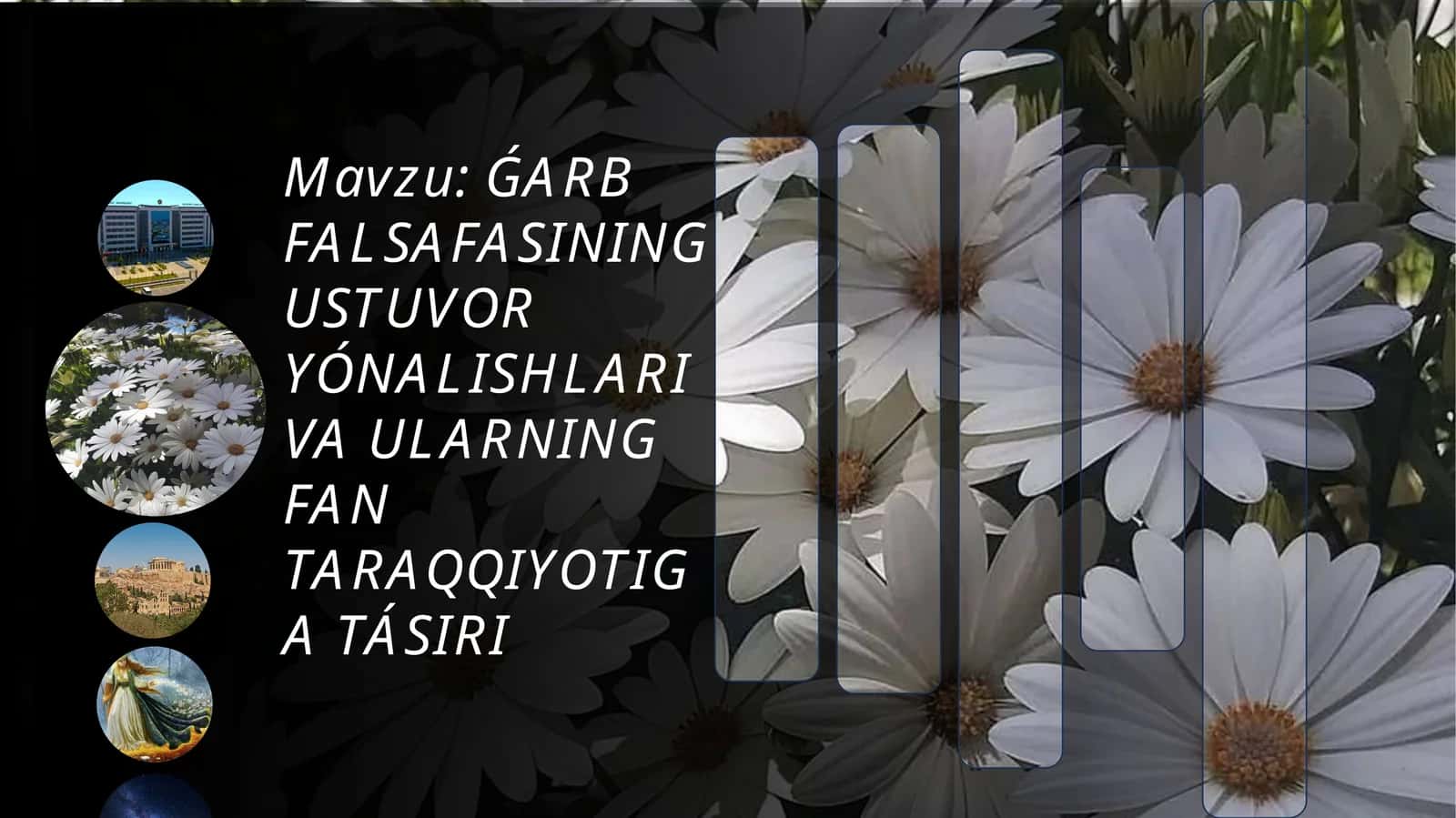 Ǵarb falsafasining ustuvor yónalishlari 1