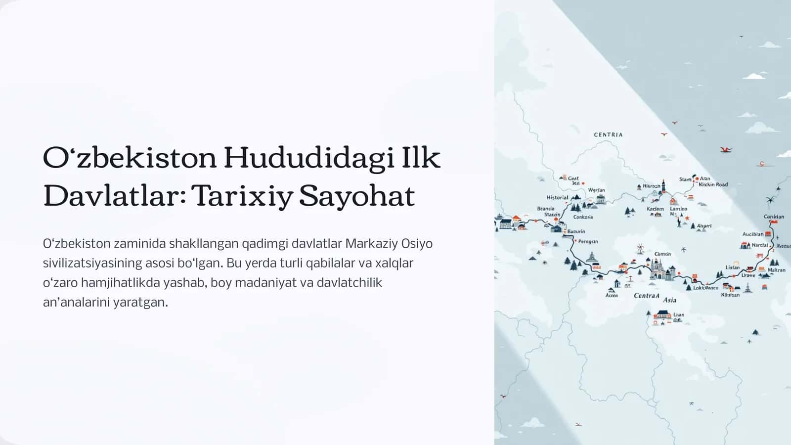 O'zbekiston hududagi ilk davlatlar 1