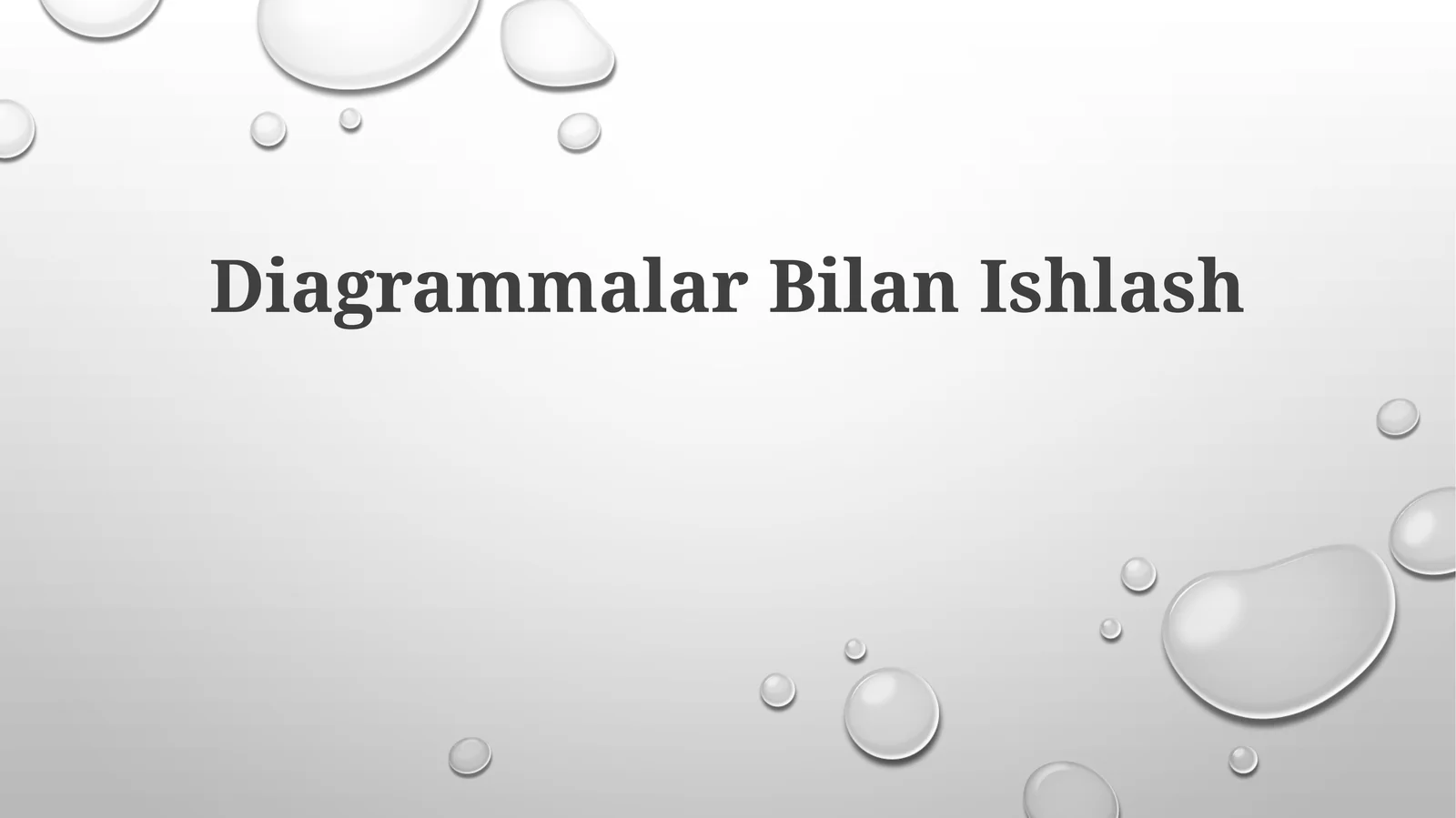 Diagrammalar Bilan Ishlash 1