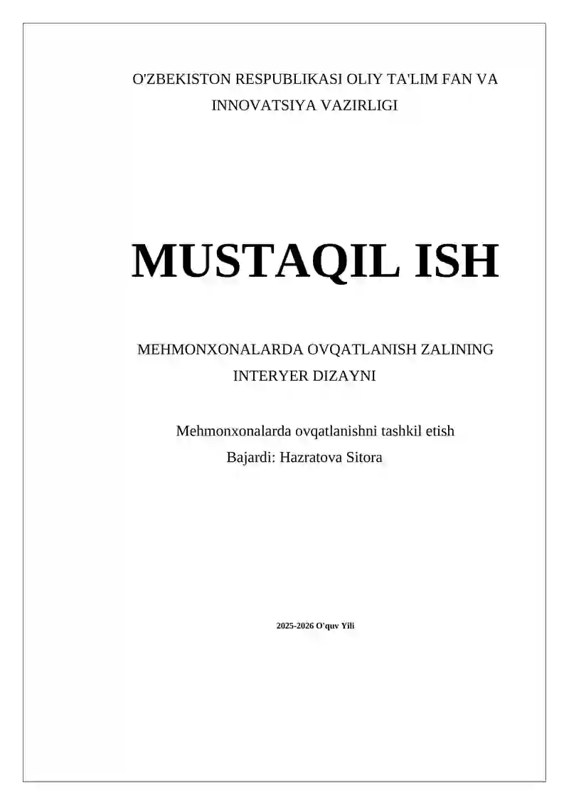 Mehmonxonalarda ovqatlanish zali interyer dizayni