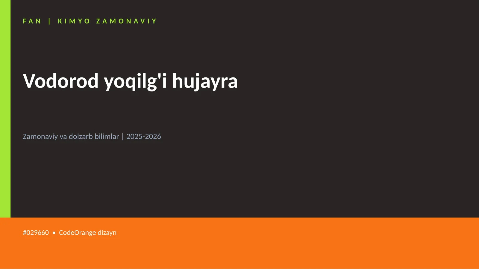 Vodorod yoqilg'i hujayra 1
