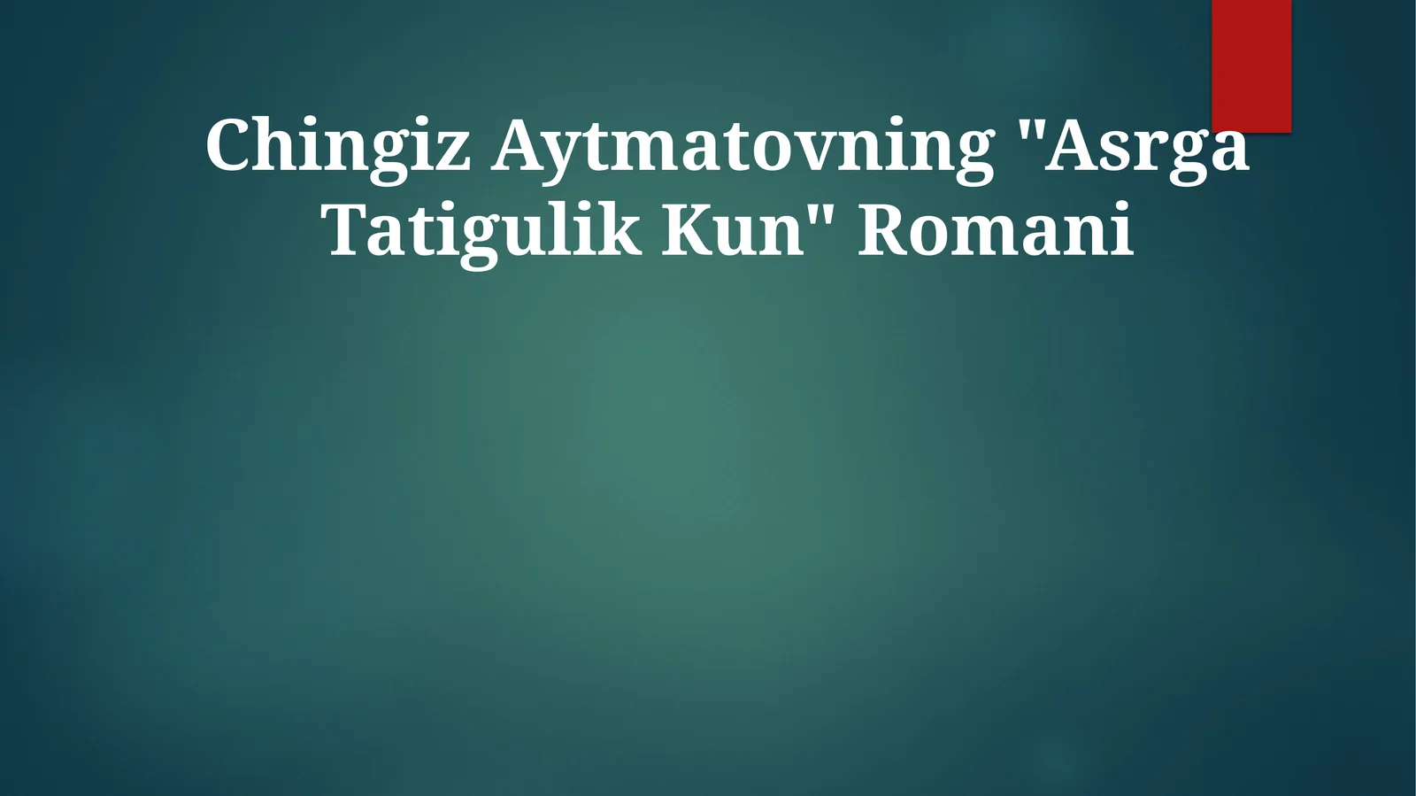 Asrga Tatigulik Kun 1