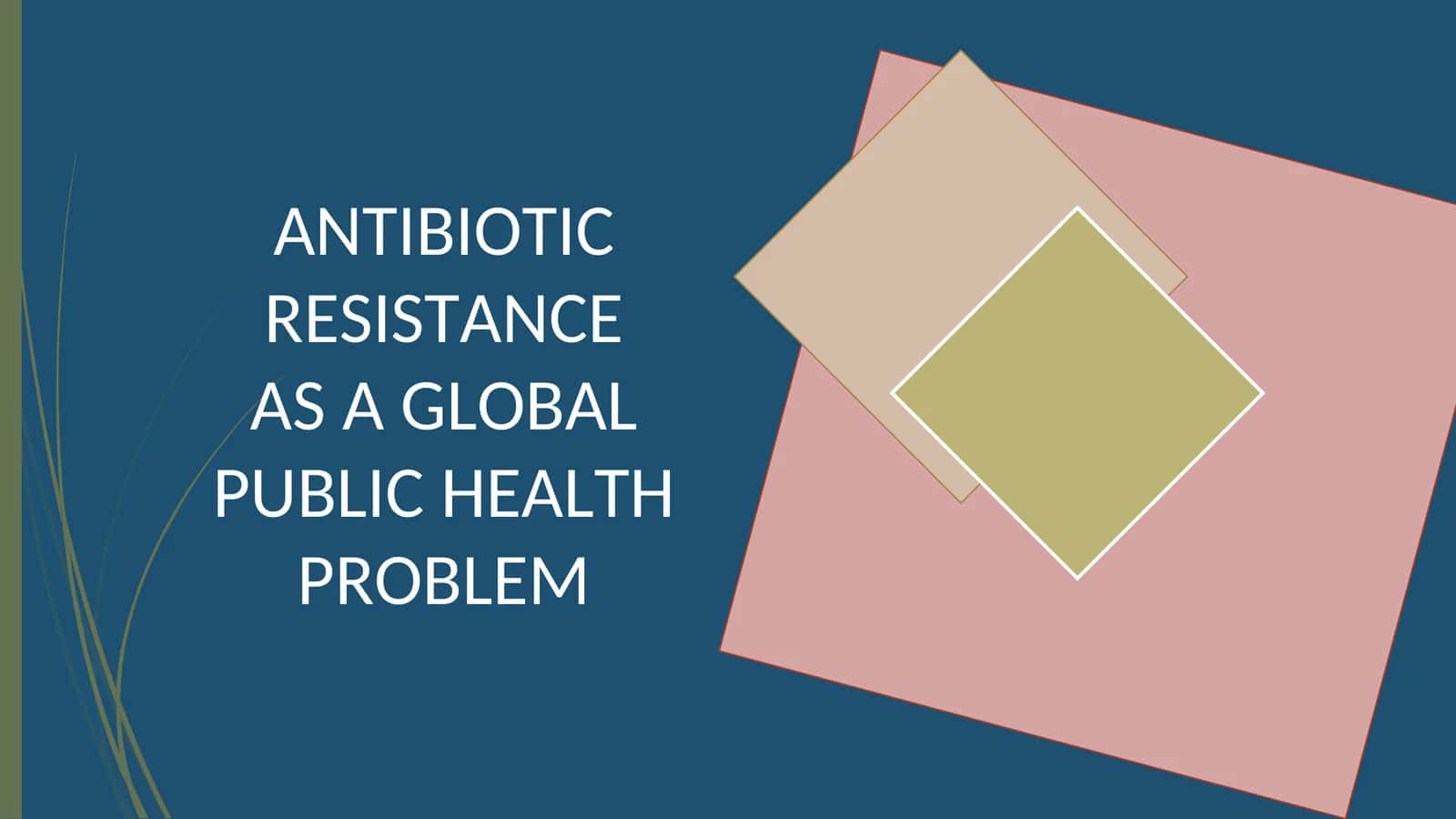 ANTIBIOTIC RESISTANCE AS A GLOBAL PUBLIC HEALTH PROBLEM 1