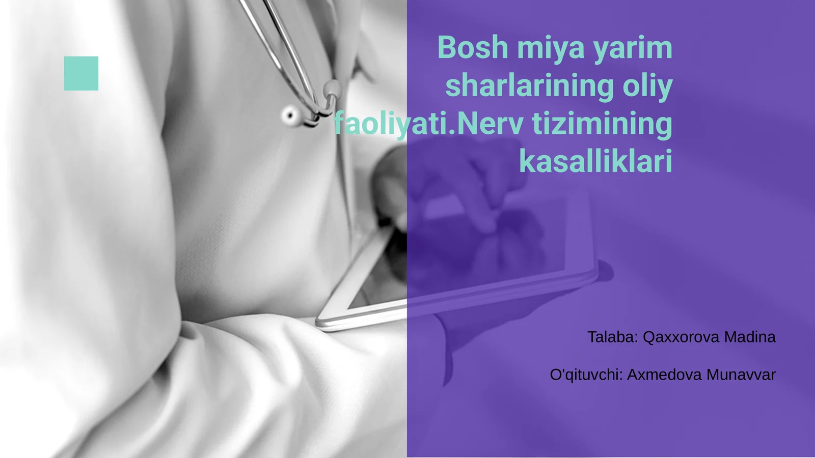 Bosh miya yarim sharlari: asosiy ma'lumotlar 1