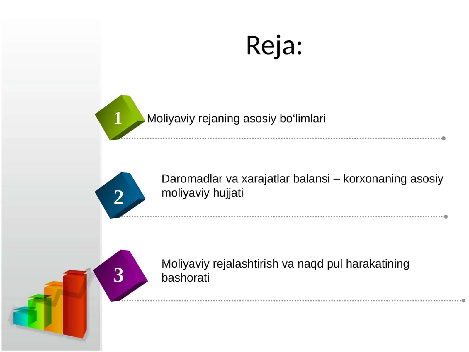 Moliyaviy reja 1