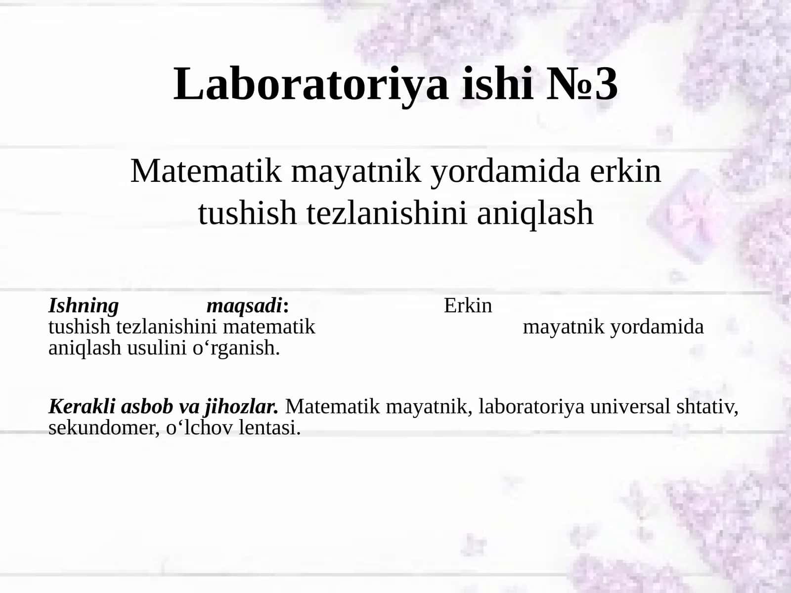 Laboratoriya ishi №3 1