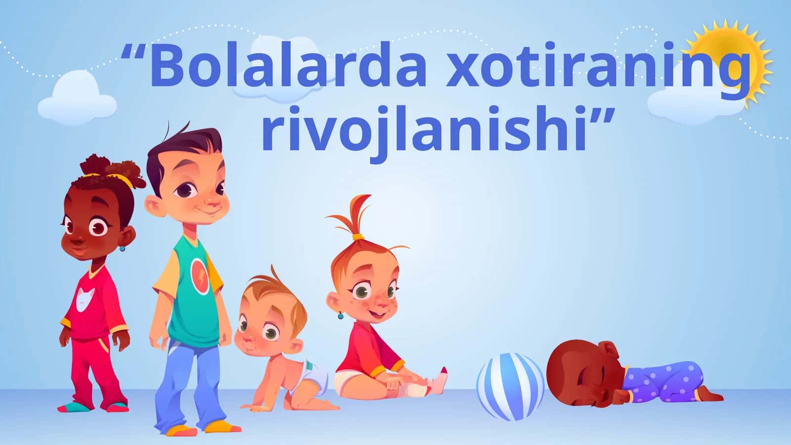 Bolalarda xotiraning rivojlanishi 1