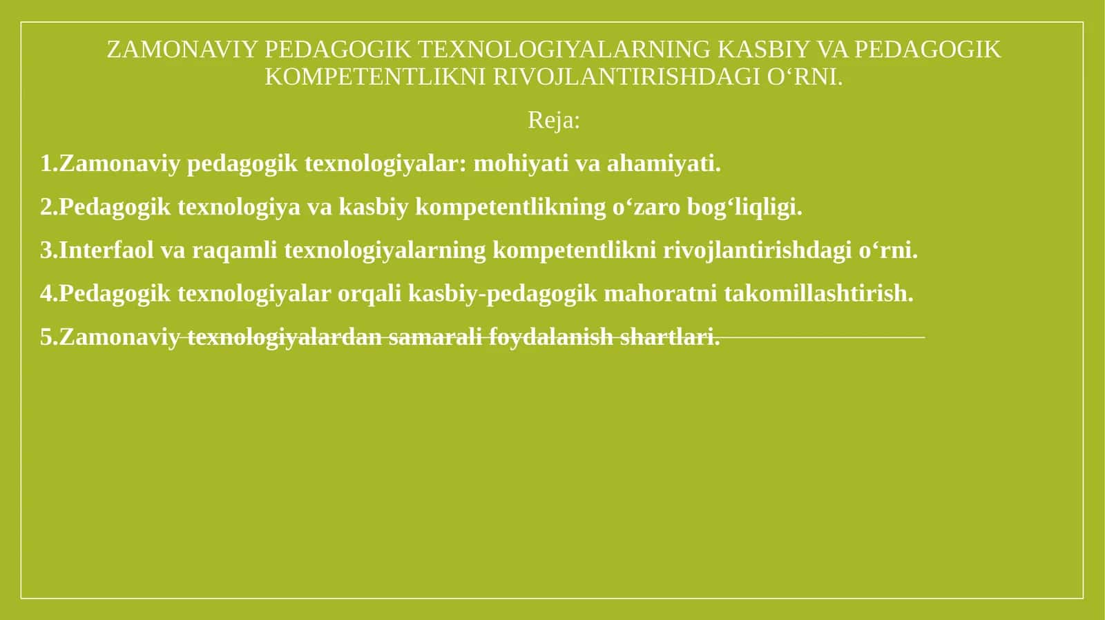 Zamonaviy pedagogik texnologiyalar: mohiyati va ahmiyati 1