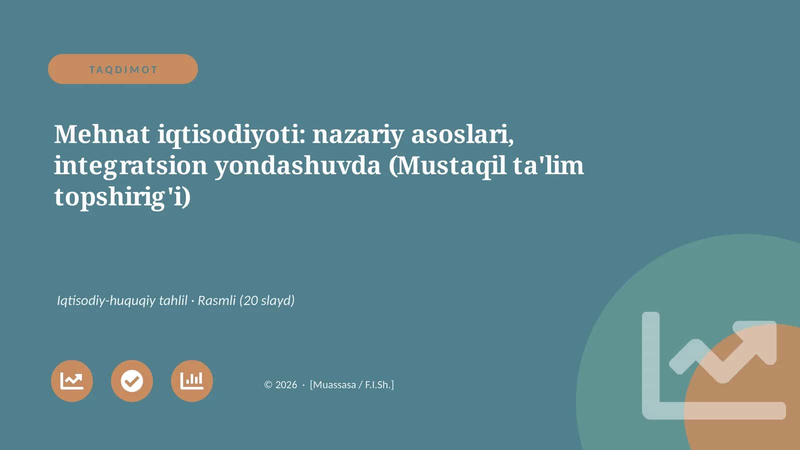Mehnat iqtisodiyoti: nazariy asoslari, integratsion yondashuvda 1
