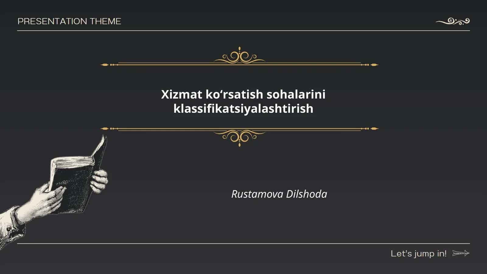Turizm xizmatlari klassifikatsiyasi 1