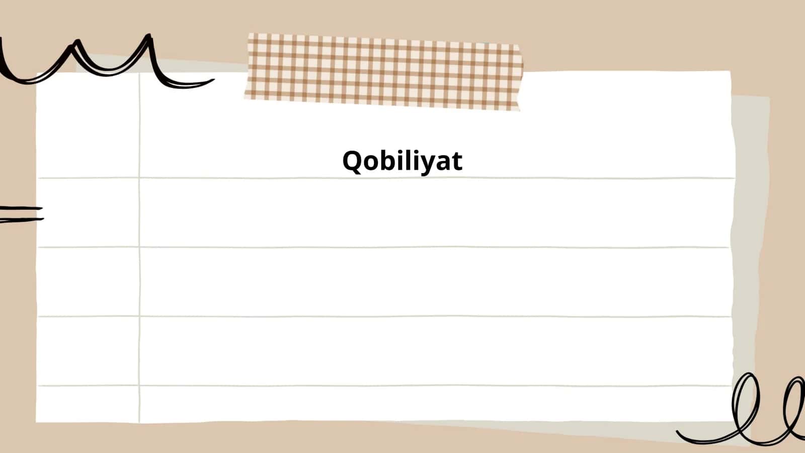 Qobiliyat 1