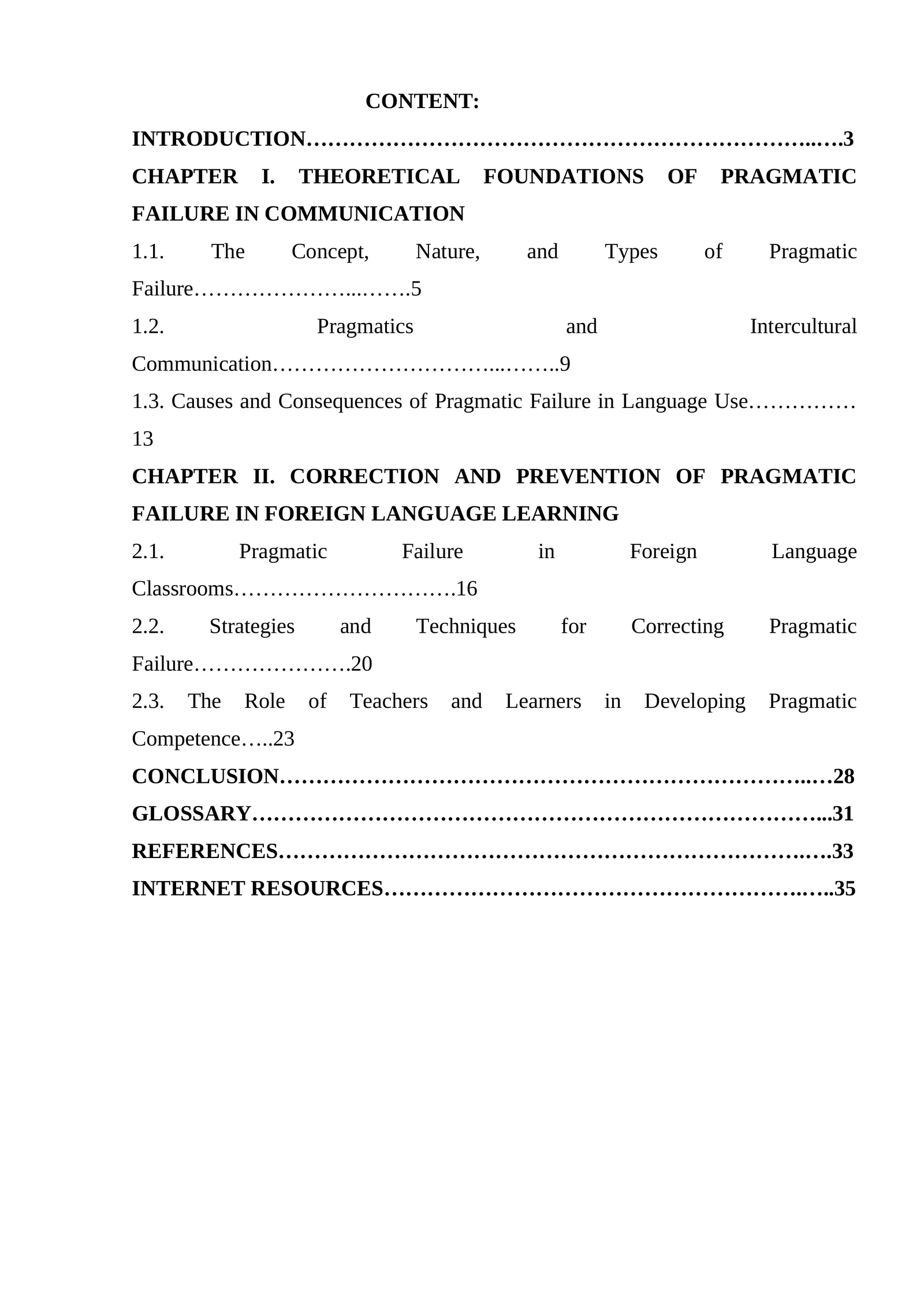 Pragmatic failure and its correction 1