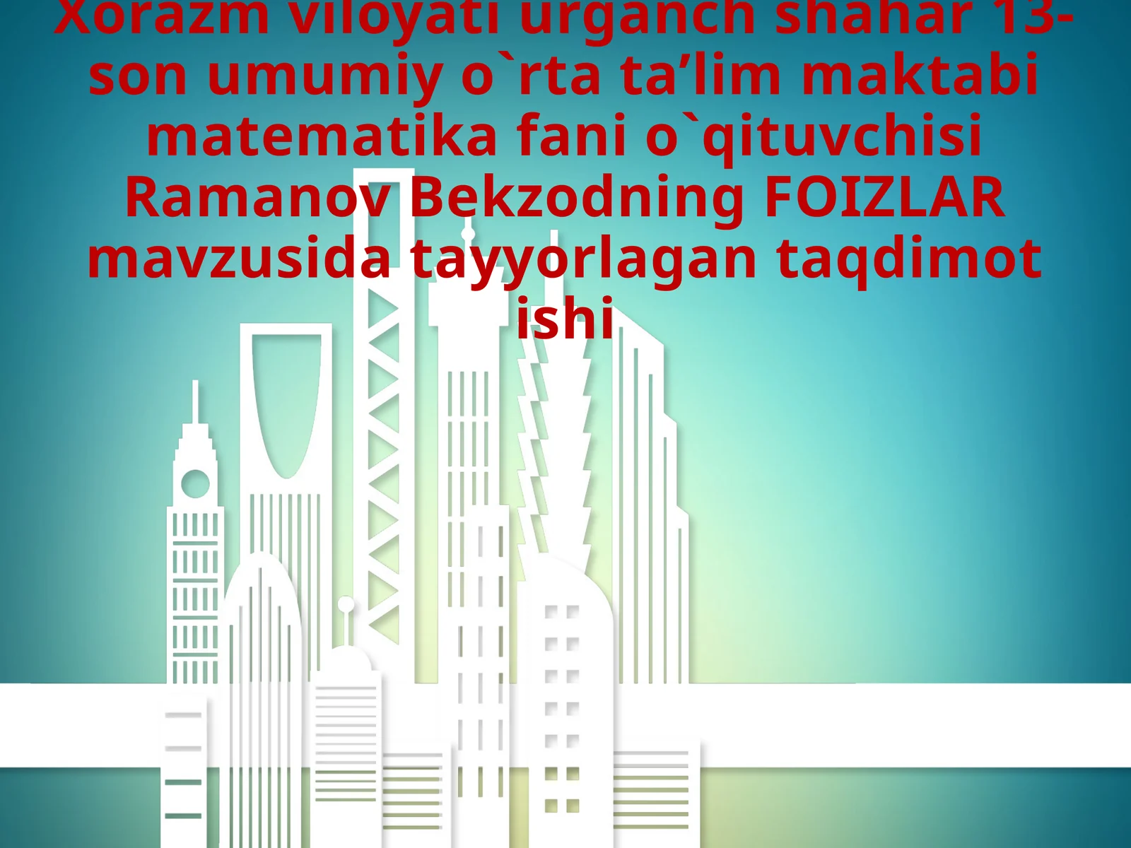 FOIZLAR 1