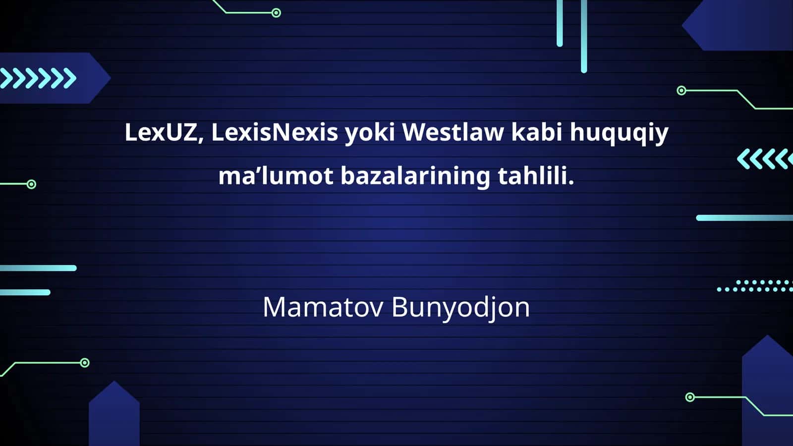 LexUZ ma’lumot bazasi 1