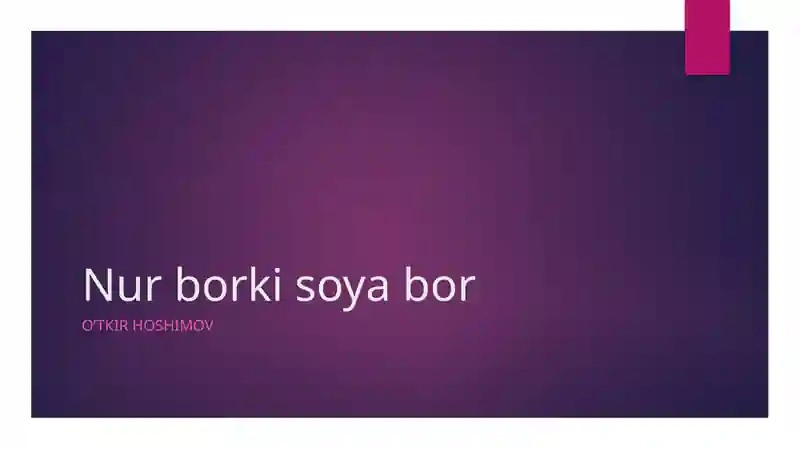 O‘tkir Hoshimov