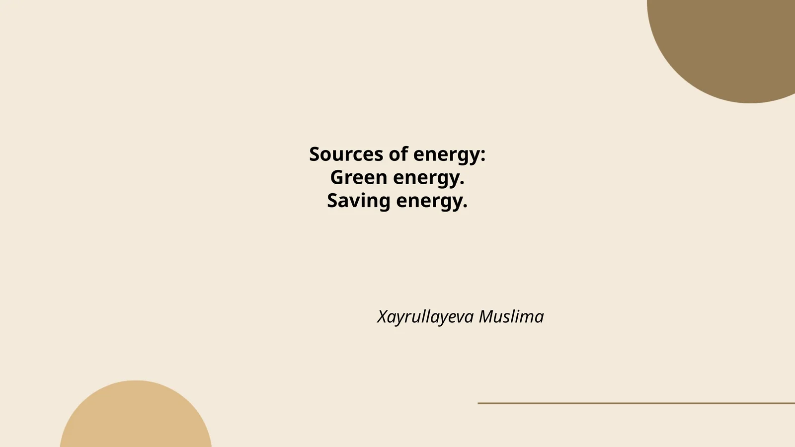 Solar Energy 1