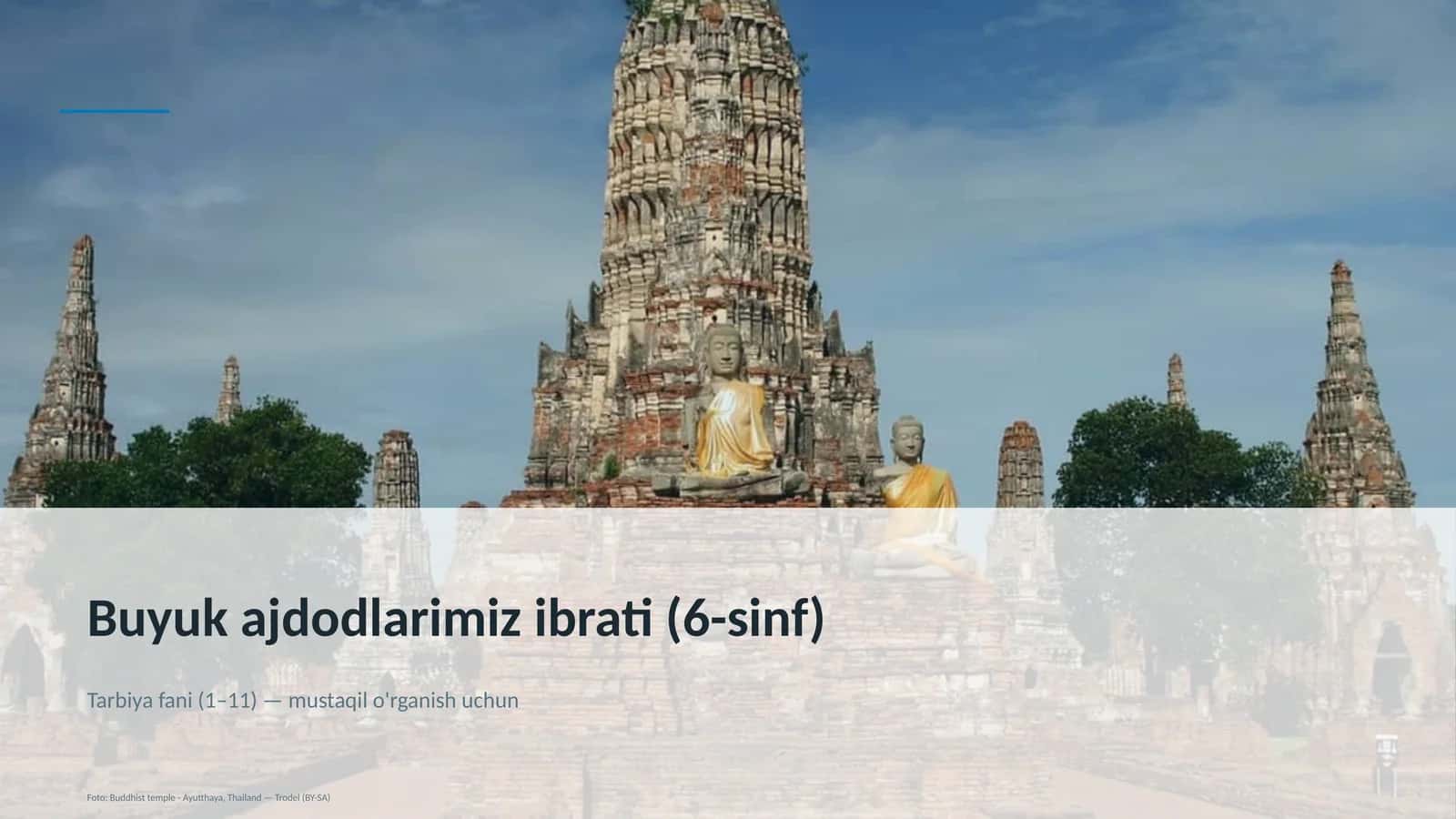 Buyuk ajdodlarimiz ibrati (6-sinf) 1