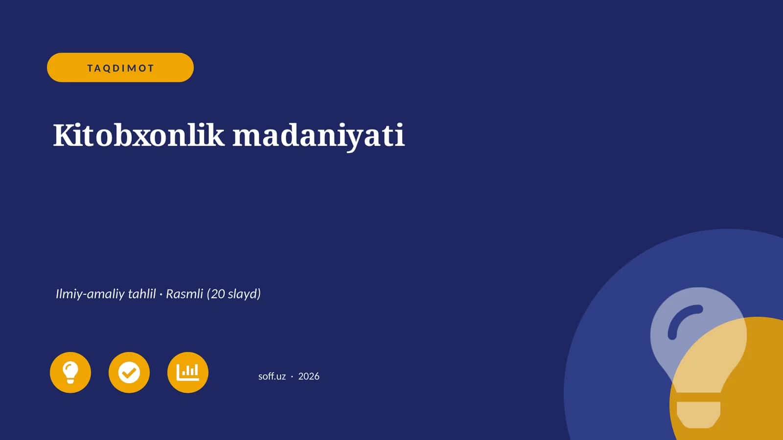 Kitobxonlik madaniyati 1