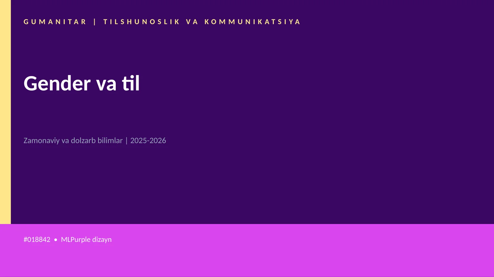 Gender va til 1