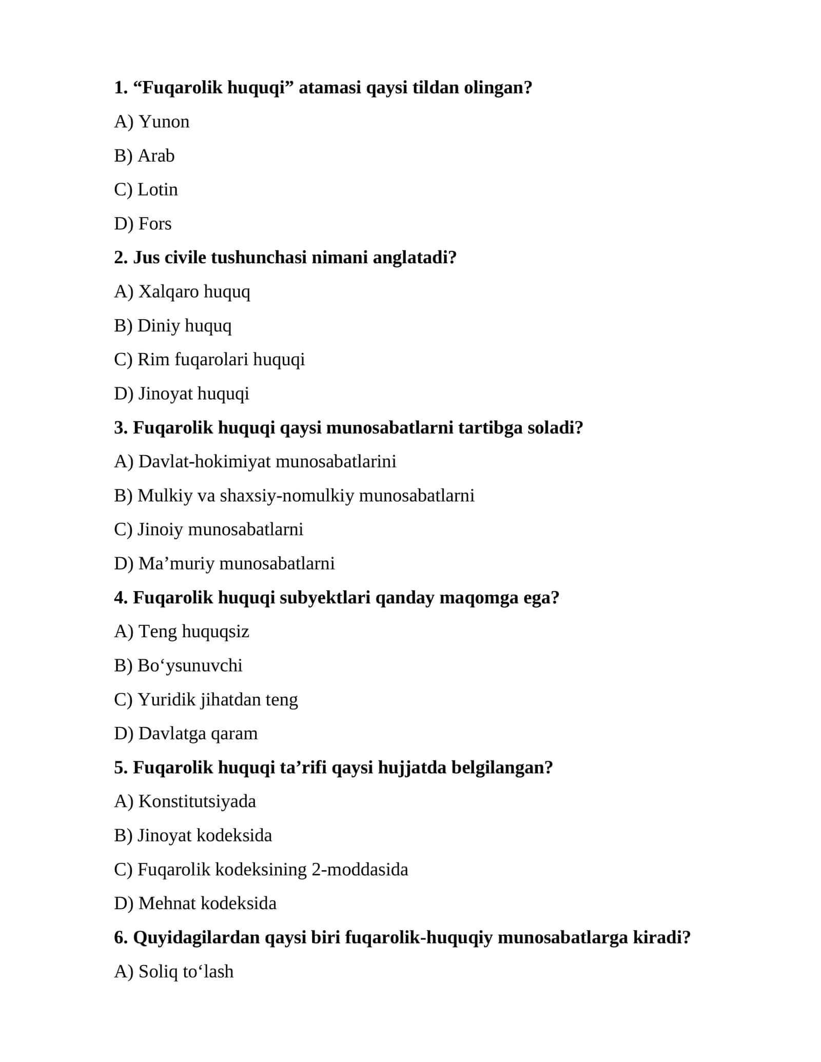 Fuqarolik huquqi 1