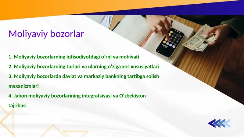 Moliyaviy bozorlar 1