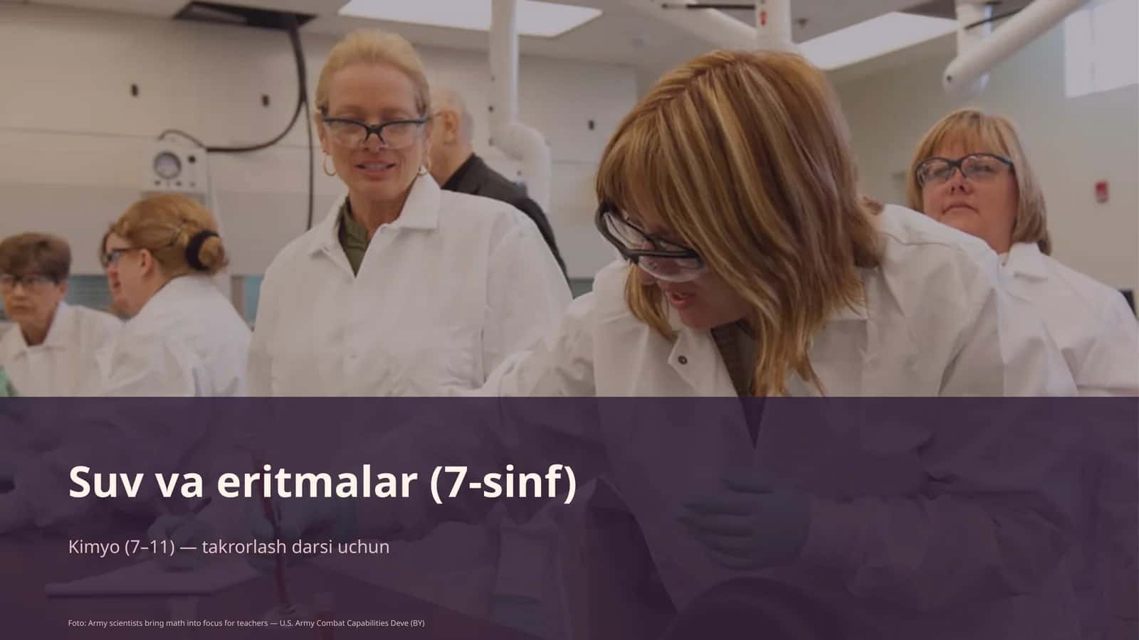 Suv va eritmalar (7-sinf) 2