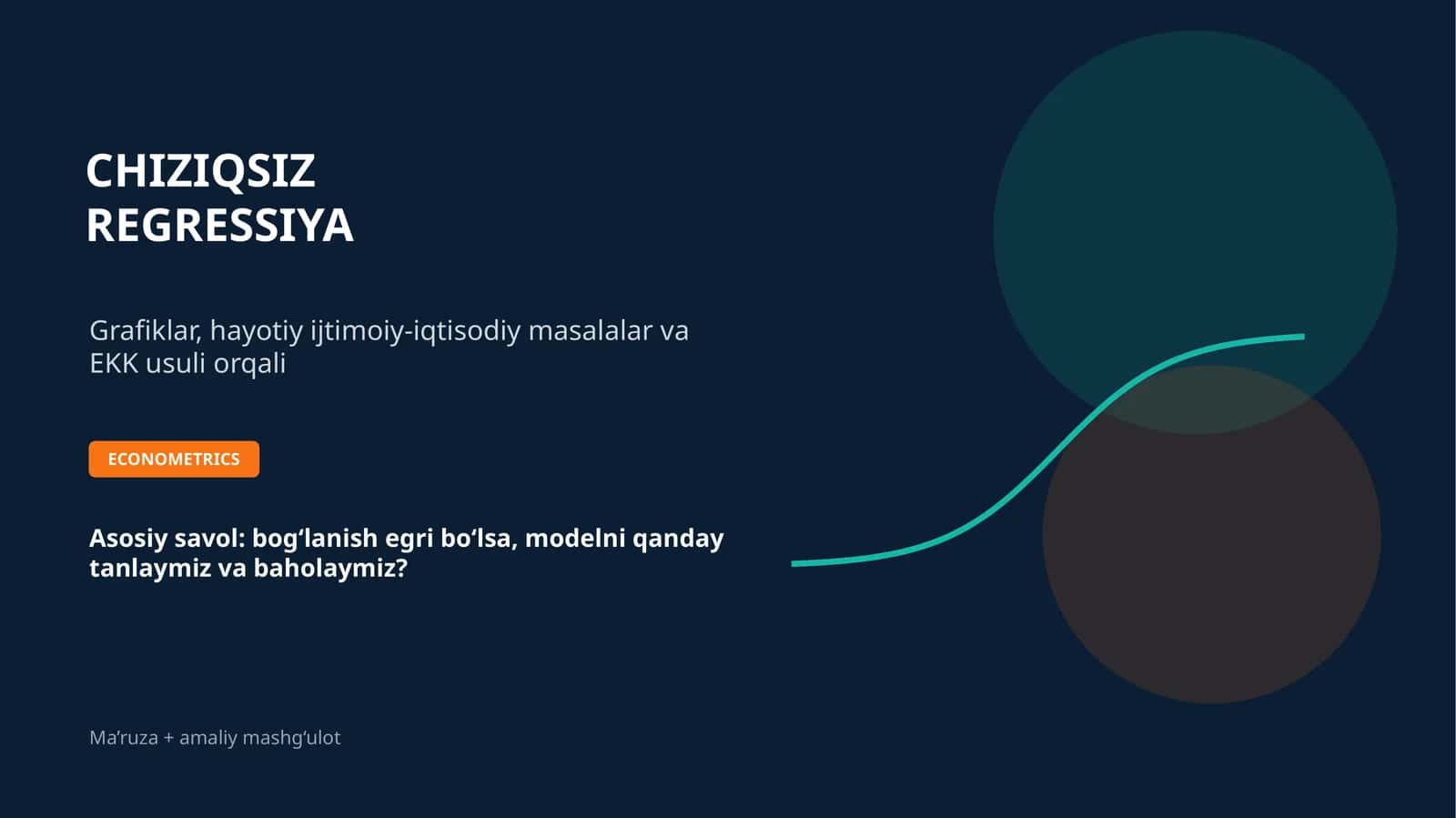 REGRESSIYA 1