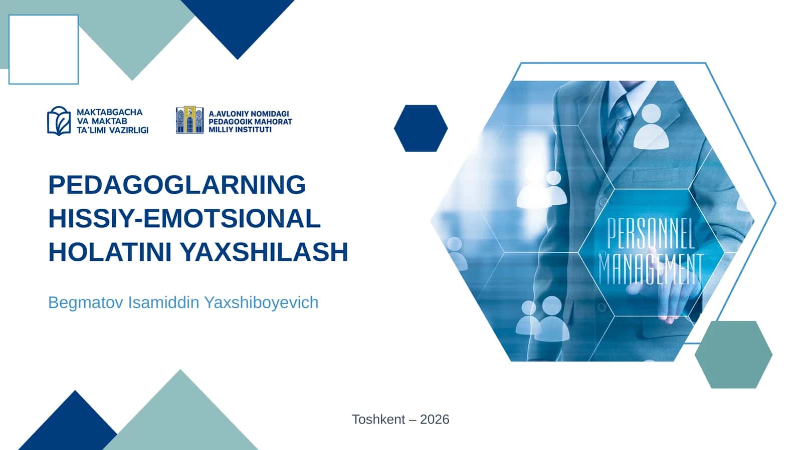 Pedagoglarning Hissiy-Emotsional Holatini Yaxshilash 1