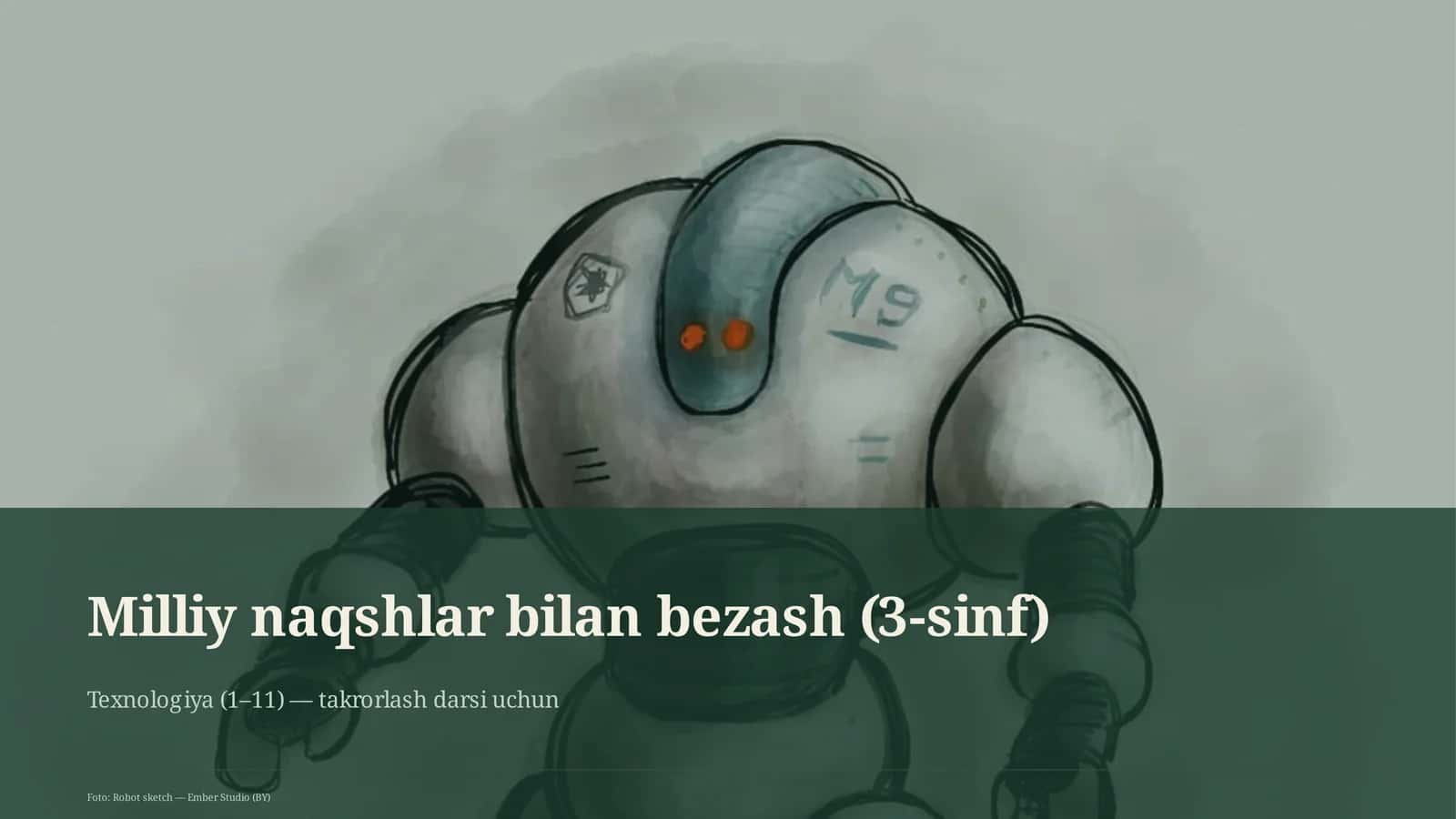 Milliy naqshlar bilan bezash (3-sinf) 1