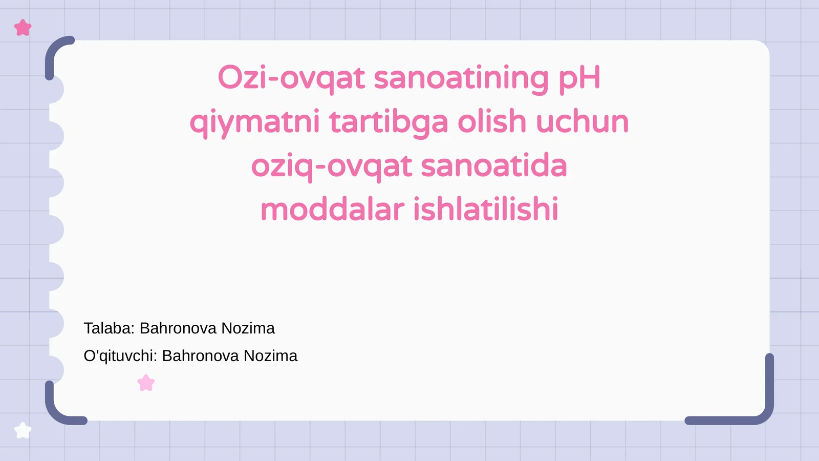 Oziq-ovqat sanoatida pH nazorati 1