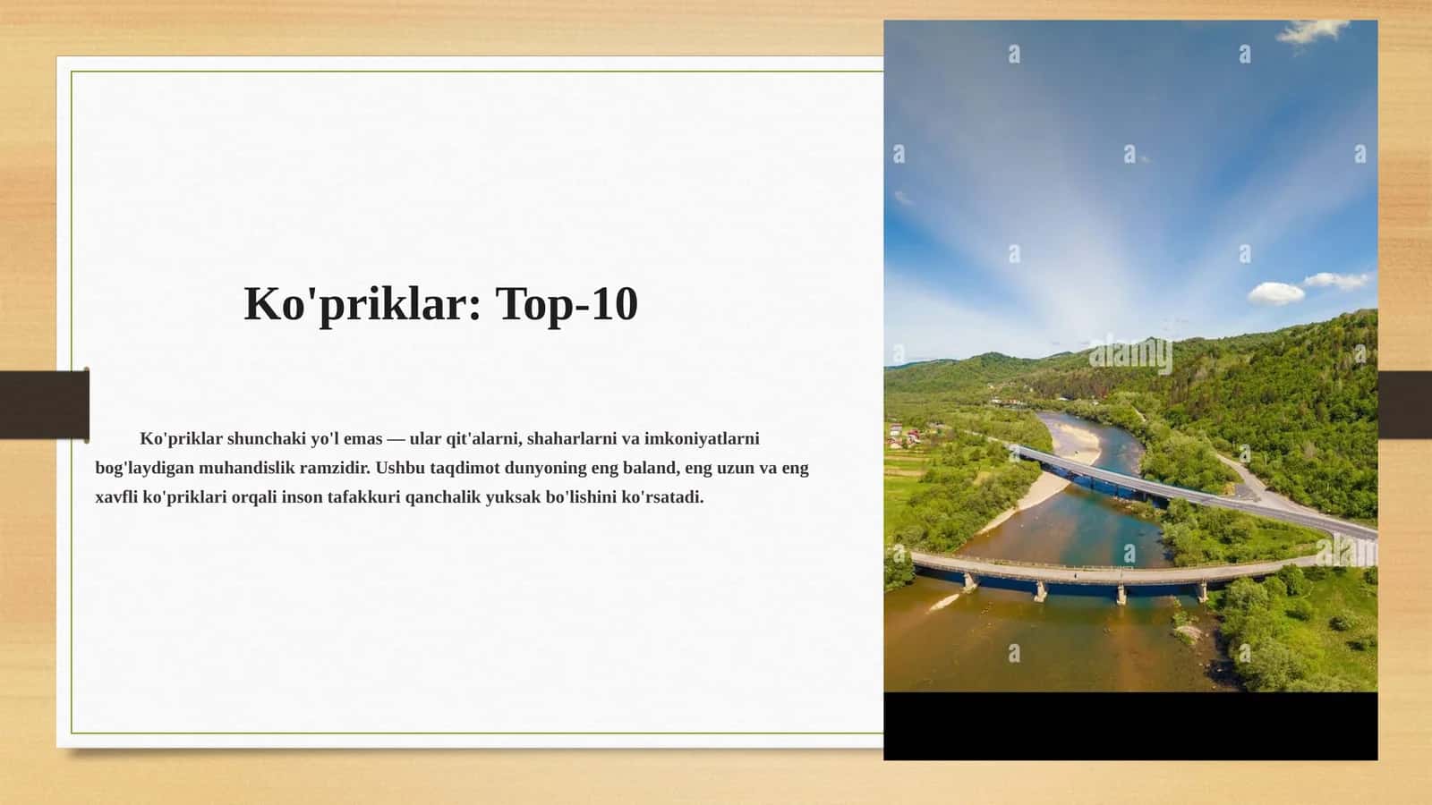 Dunyoning Top 10 ko'priklari 1