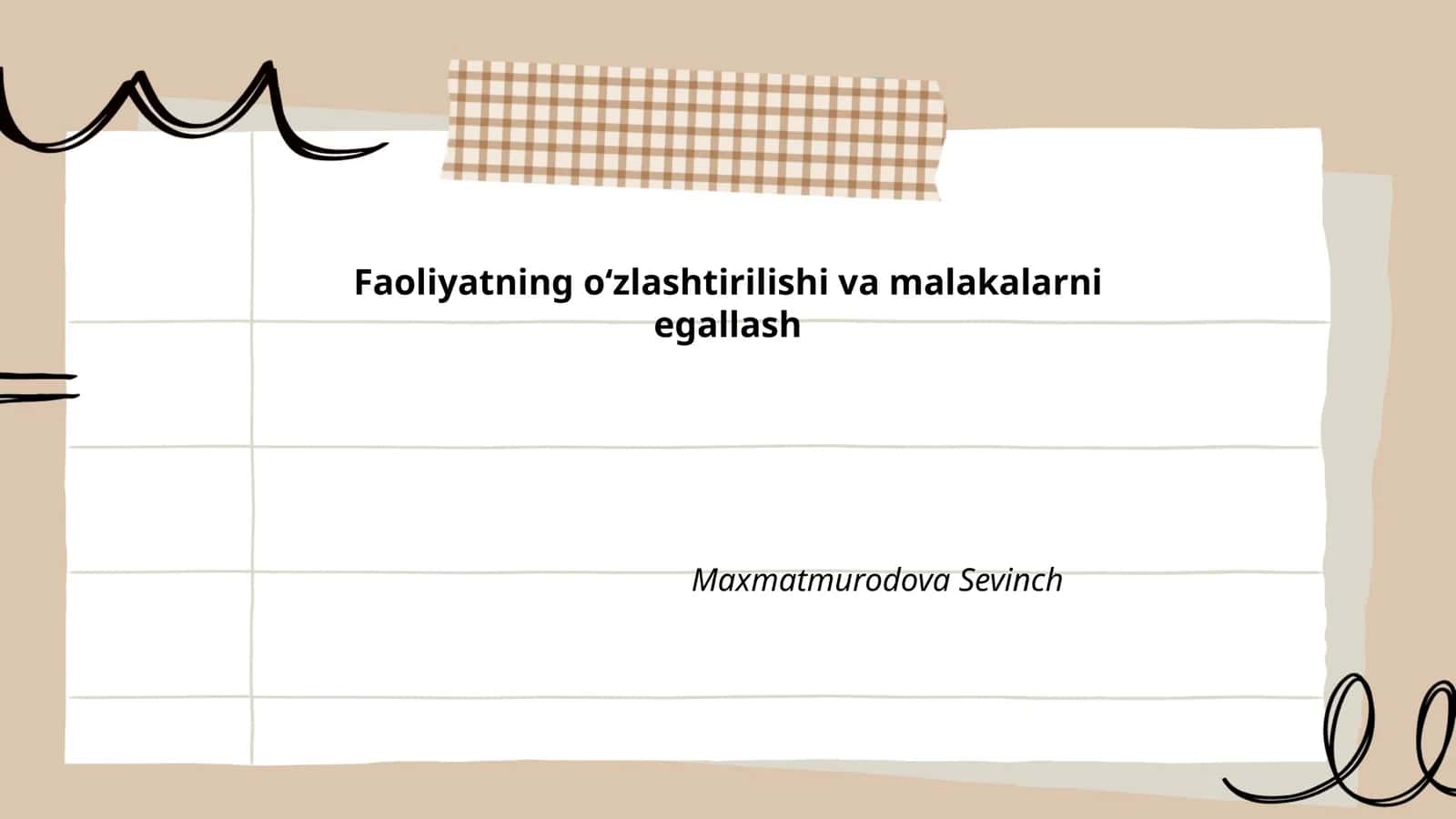 Ta'lim jarayonining samaradorligi 1