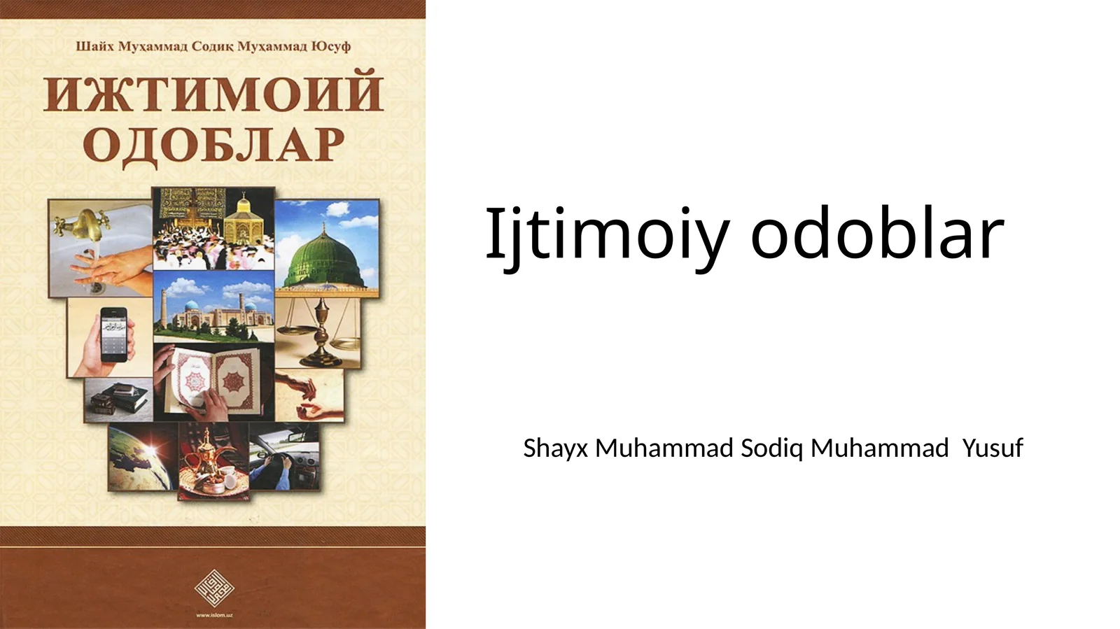 Ijtimoiy odoblar 1