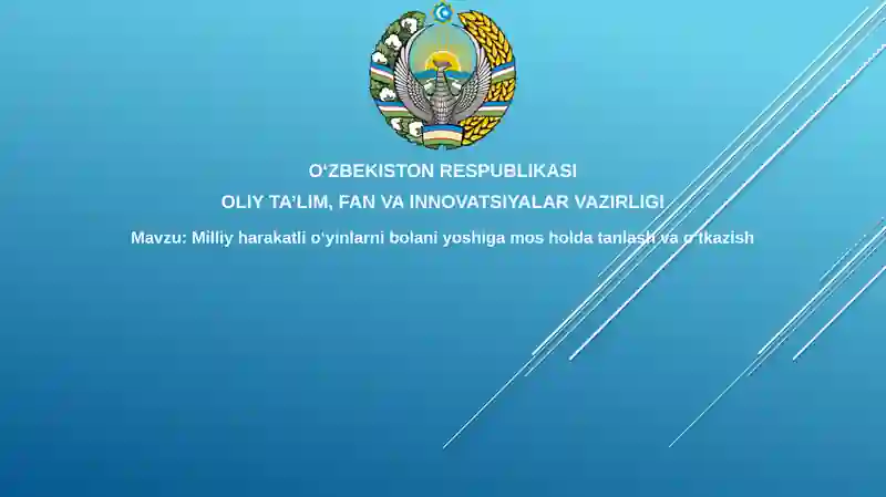 Milliy harakatli o'yinlar