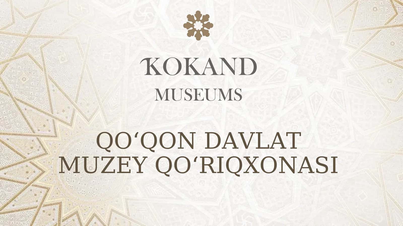 QO‘QON DAVLAT MUZEY QO‘RIQXONASI 1